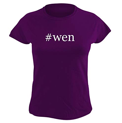 #wen - Women's Hashtag Graphic T-Shirt, Purple, XX-Large