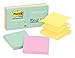Post-it Pop-up Notes 3x3 in 6 Pads America's #1 Favorite Sticky Notes Beachside Café Collection Pastel Colors Recyclable (R330-AP)