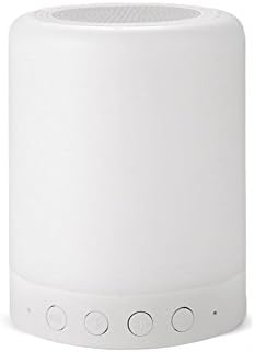 Elias Portable Wireless Bluetooth Speakers with Night Lamp, HD Sound and Bass, Multi-color Night light with touch sensor, Different Intensity of Light