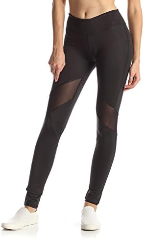 PERFORMANCE ACTIVE PANTS WITH MESH PANELING (MEDIUM, BLACK)