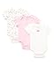 Little Me Baby-Girls Newborn Rose 3 Pack Bodysuit, Pink Floral, Newborn
