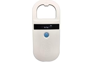 JZLHGOFYTD Pet Microchip Scanner ISO11784/85/FDX-B/EMID Animal Handheld Reader,134.2kHz Pet ID Scanner Rechargeable Animal Chip Registration, for Dog/Cat/Pig(AR190A)