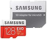 Samsung 128GB EVO Plus Micro SD Card U3 UHS-I 100MB/s Read 90MB/s Write + view 4