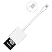 Gikpal SD Camera Card Reader, 2-in-1 Android and Phone Connector Trail Hunter and Game Camera Viewer for iPhone 5/5S /6/6S /7 Plus iPad and Android Phones, No App Require