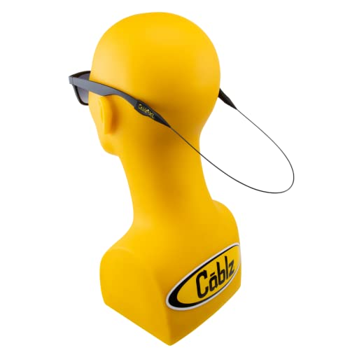 Cablz Original Eyewear Retainer Black Stainless Cable Eyewear