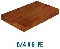 Everlasting Hardwoods 5/4" x 6" x 8' Ipé Hardwood Decking