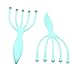 SinLoon Head Massager,Protable Hand Held SPA Scalp Massager Steel Ball Run Blood Circulation Tool Equipment Stress Relax Blue (2-Pack)