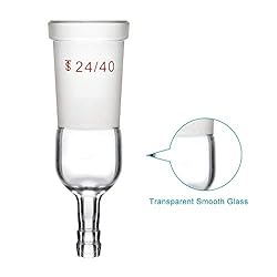 StonyLab Glass Straight Inlet Adapter with 24/40