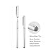 JOTO Stylus/Styli 2-in-1 Stylus Pen for Capacitive Touch Screen Smartphones Cellphone Tablets -Silver