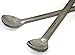 Lot of 2 Titanium Long Handle Spoons Outdoor Ultralight Portable Stirring/Mixing Cookware w. Polished Bowl Campfire Flatware for Kitchen Camping Backpacking Hiking Traveling 2 pcs Set w. Storage Bagthumb 2
