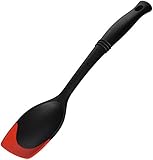 Le Creuset of America Revolution Bi-Material Saute Spoon, Cerise (Cherry Red)