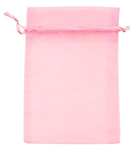 50 x Organza Pouch Bags Drawstring, Wedding Party Baby Shower Festivall Gift Bags Candy Bag 2.8"x3.5" spby10