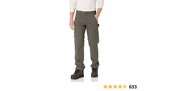 Ripstop Cargo Flannel Lined Work Pant 