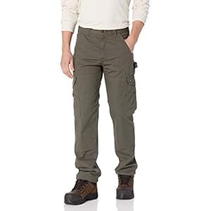 Carhartt-Mens-Ripstop-Cargo-Flannel-Lined-Work-Pant