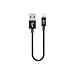 Belkin Apple Certified MIXIT Metallic Lightning to USB Cable, 6 Inches (Black)