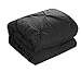 Chic Home 10 Piece Hannah Pinch Pleated, Ruffled and Pleated Complete Queen Bed in a Bag Comforter Set Black with Sheet Set