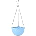 Mkono Hanging Flower Plant Pot Chain Basket Planter Holder 1pcs-Blue