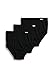 Jockey Women's Underwear Plus Size Elance Brief - 3 Pack, Black, 8