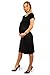 sofsy Soft-Touch Rayon Blend Tie Front Nursing Dress Maternity Fashion Dress