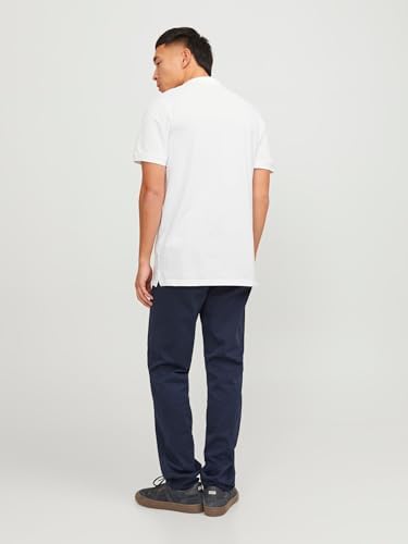 Herren Jjebasic Noos Poloshirt, Weiß, L EU