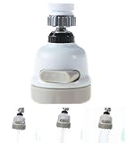 LRRH Moveable Kitchen Tap Head Water Spray 360 Degree Rotate Faucet Internal Thread Nozzle Filter Adapter Water Saving Bubbler Connector
