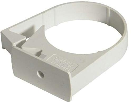 Pack of 3 x RC3W White Floplast 68mm Pipe Clip