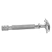 Elkaline Double Edge Razor Heavy Duty Safety Razor Long Handled - 2 Free Single Blade Razor Blades - The Best Quality Shaving Razors For Men and Women