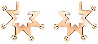IUHA "Snow Star" Elegant Titanium Star Earrings For Women Love Gift