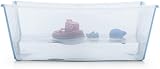 Stokke Flexi Bath Standard Newborn Support Ocean Blue Foldable view 5