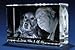 Personalized Engraved Photo Crystal Flat Cube A1804