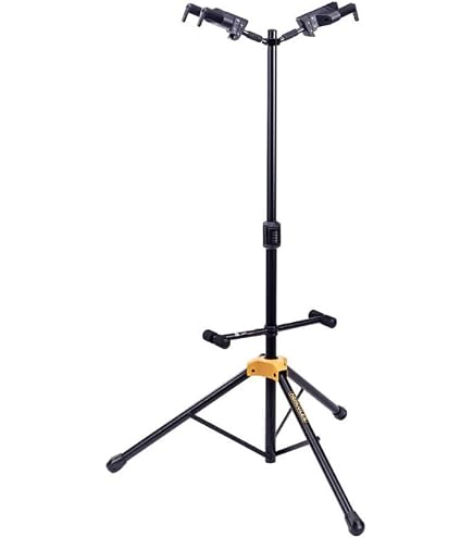 Amazon.com: Hercules GS422B Dual Guitar Stand with Foldable Yoke