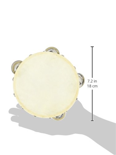 Cannon UPTAMB6S04H 6-Inch Single 4PRS Tambourine with Head - Thumbnail 2