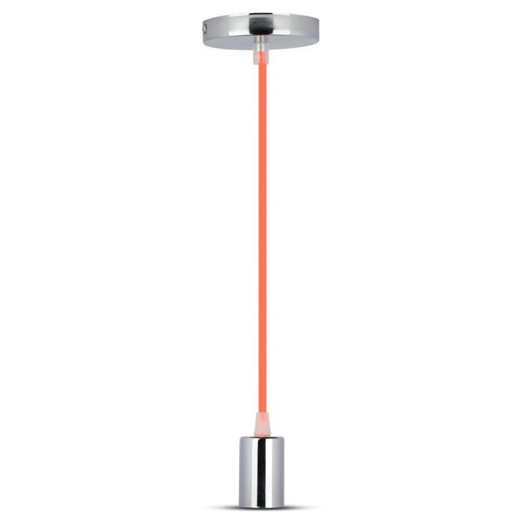 V-TAC SKU.3788 Suspension Light Bulb E27 Orange VT-7338, Plastic, and Other Materials, Depth 60 mm