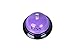 Juvale Novelty Ring for a Kiss Bell - 2.5-Inch Purple Service Bell - Novelty Romantic Gag for Couple