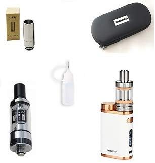 Amazon Co Jp Eleaf Istick Pico プルームテック対応 ピコｑ16 キット ファスナー付meihenベイプキャリングケース Justfog Q16 アトマイザー プルームテック対応ドリップチップ 10mlニードルボトルセット ホワイトブロンズ Health Personal Care