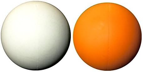 LBS-2 Pack Lacrosse Massage Balls -Orange White
