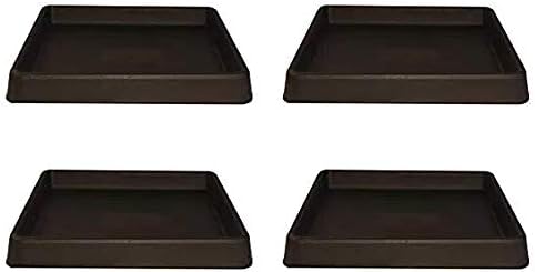 Tusco Products TRSQ15ES Square Saucer, 15-Inch, Espresso (Fоur Расk)