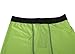 LANBAOSI Youth Boys Compression Leggings Athletic Pants Base Layer Hockey Workout Tights Green