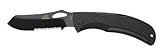 Gerber 22-01648G E-Z Out DPSF Serrated Edge Knife, Black Blade
