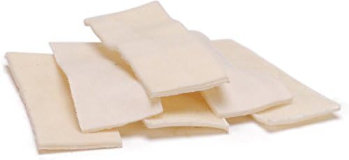 Monster Hide 100% Premium Rawhide Thick Cut Chew Flip Chips 6.5x4.5in (5 Pound - (100 Chips))