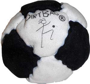 Dirtbag14-Panel Footbag - Black/White