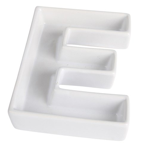 Ivy lane design ceramic greek alphabet dish, epsilon