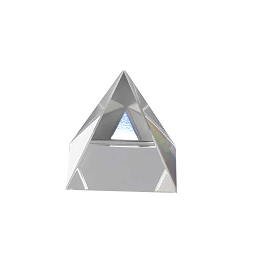 Egypt Pyramid Optical Prism 60mm Glass Crystal Photography Triangle Light Guide Science Home Decoration Teaching