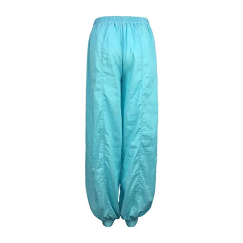 Pants For Women, Clearance Sale! Pervobs Women Loose Elastic Waist Harem Pants Yoga Bloomers Pants Trousers(3XL, Blue)