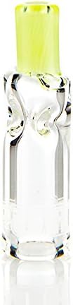 PURR Smokey Rolling Tip (Clear/Slyme) - Improve your Smoking Experience with this High Quality Glass Filter Tip for Tastier Flavor &amp; Smoother Hits! Easily Cleaned &amp; 100% Reusable. Great for Hand Rolls