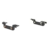 CURT 16411 5th Wheel Installation Brackets Black Select Chevrolet Silverado, GMC Sierra 2500, 3500 HD