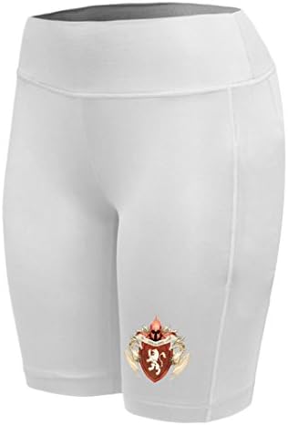 Sysuser Women's House Lannister Logo Mid Thigh Yoga Workout Legging Shorts