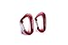 Hiker Hunger Carabiner Heavy Duty - Hammock Carabiner Clip Heavy Duty, Large Carribener Clip for Keys or Aluminum Carabiner Keychain - Caribeener Clips - Red