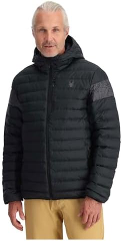 Spyder Men's Zenith Hooded Down Insulated Jacket at Amazon Men's