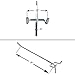 Presa CP40003-50PK Metal Peg Board Shelving Hooks, 6-Inch, 50-Pack